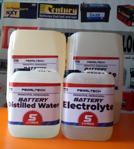distilled water
